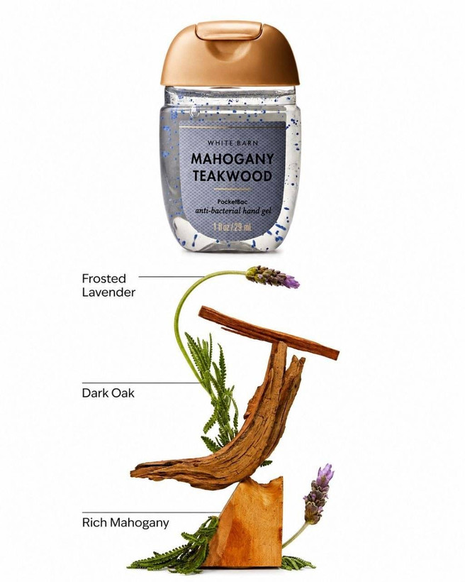 ژل ضدعفونی کنندهی دست بث اند بادی مدل Mahogany Teakwood