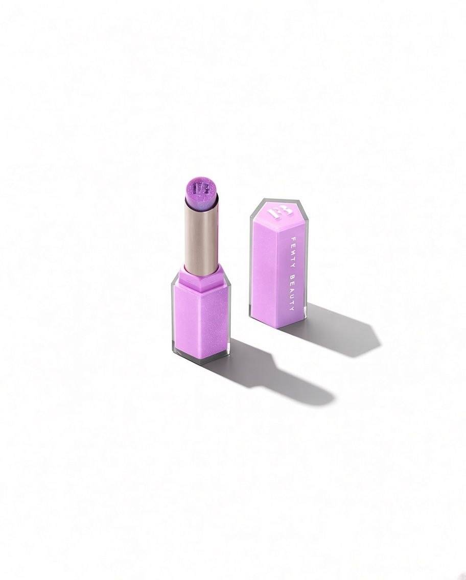 لیپ گلاس استیکی  فنتی شاین دار رنگ Icy Amethyst