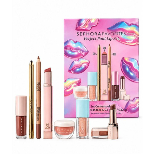 پک لب سفورا مدل perfect pout lip set